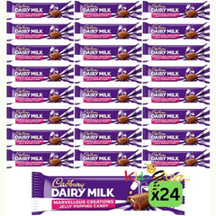 Full Box Cadburys Chocolate bars 24x47g Dairy Milk Marvellous Creations