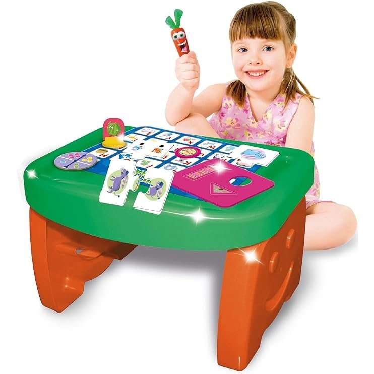 Kids Learning Table For Reading & Writing With 6 Activities Vowel, Game ...