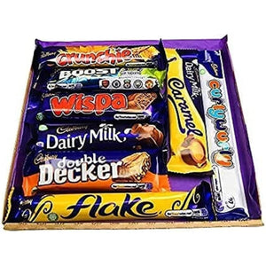 Sweet Box Birthday Chocolate Lover Gift Box Hamper - 8 Full Size Bars Chocolates All Occasions