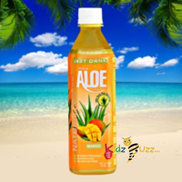 Just Drink Aloe,Drink Mango Premium Aloe Vera, 500 ml (Pack of 12) - kidzbuzzz