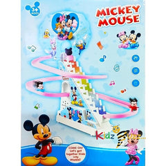Micky Mouse on stairs Car Racetrack Toy