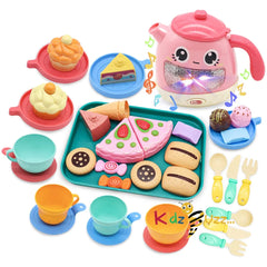 Tea Sets for Children, Role Play Food Toys, Toy Kitchen Accessories