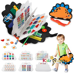 Dinosaur Busy Board for Toddler, Babies- Activity Board For kids
