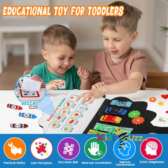 Dinosaur Busy Board for Toddler, Babies- Activity Board For kids