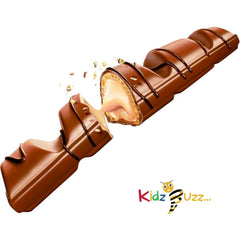 Kinder Bueno Wafer Twin Bars,Milk Chocolate Covered Wafer with Milky and Hazelnut Filling, Pack of 30 x 2 60pcs