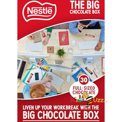 Nestlé Big Chocolate Box 30 Bars – Chocolate Bars Multipack, Assorted Chocolates Gift Box with KitKat, Aero, Yorkie & Munchies