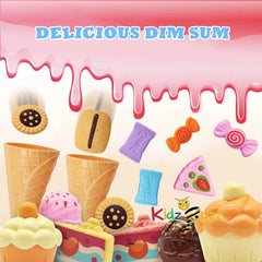 Tea Sets for Children, Role Play Food Toys, Toy Kitchen Accessories