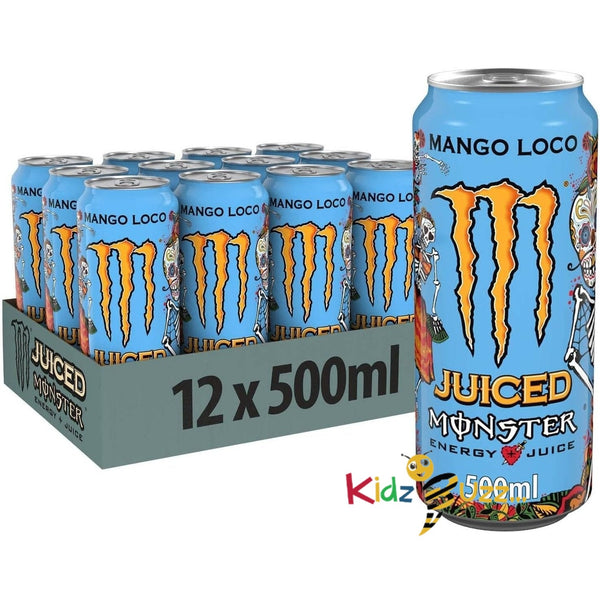 Monster Energy Drink 12x500ml (Mango Loco) - kidzbuzzz