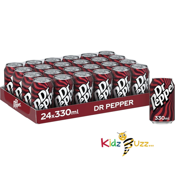 Dr Pepper Can Original 330 ml Pack of 24 Drink cans