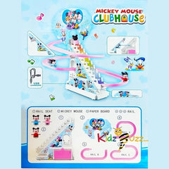 Micky Mouse on stairs Car Racetrack Toy