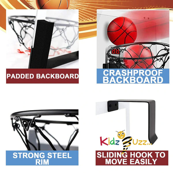 Basketball Hoop for Kids and Adults with Electronic Score Record