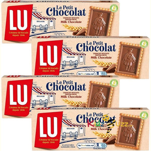 Lu Petit Chocolat Biscuits 150g (4 Pack Bundle) Perfect Treat For Easter ,Christmas, New Year