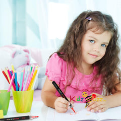 Acrylic Paint Pens Set of 12, 1 mm Tip Acrylic Paint Pens for Rock, Glass, Wood, Fabric, Ceramic and Many More – Premium Water Based and Water Proof Ink