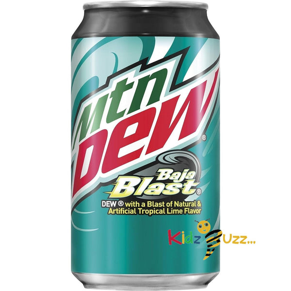 Mountain Dew 24 Pack Baja Blast Drink 355ml Drink Cans
