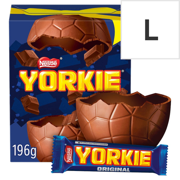 Yorkie Milk Chocolate Easter Egg 196G (Pack Of 2)- Easter Egg Hunt