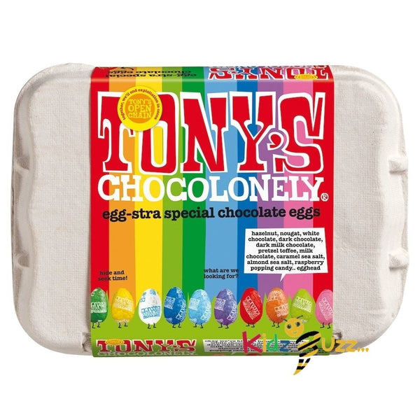 Tony's Chocolonely 12 Egg-Stra Special Chocolate Eggs 150G 6 Pack