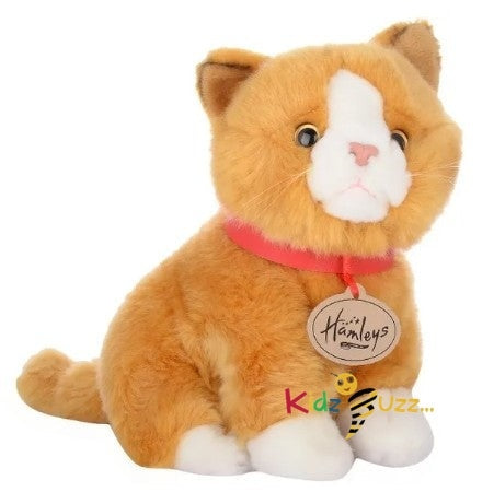 Sitting Gold Cat Soft Toy