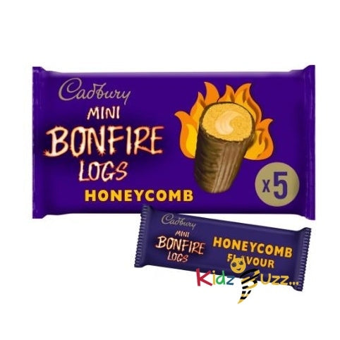 Cadbury Mini Bonfire Logs Honeycomb 5 Pack Pack Of 3