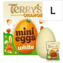Terry's White Chocolate Orange Easter Egg And Mini Eggs 200G (2 Pack )
