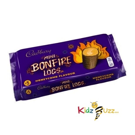 Cadbury Mini Bonfire Logs Honeycomb 5 Pack Pack Of 3