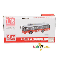Light & Sound City Bus Toy For Kids