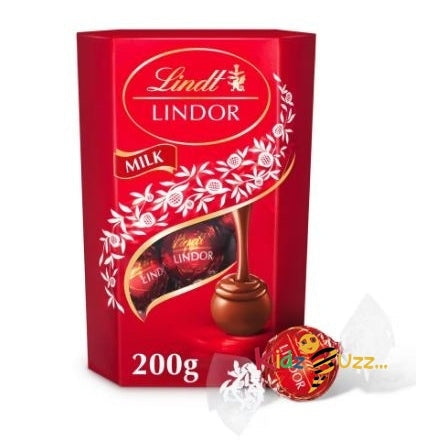 Lindt Lindor Milk Chocolate Truffles Carton 200G Pack of 5