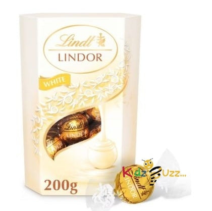Lindt Lindor White Chocolate Truffles Carton 200G Pack Of 2