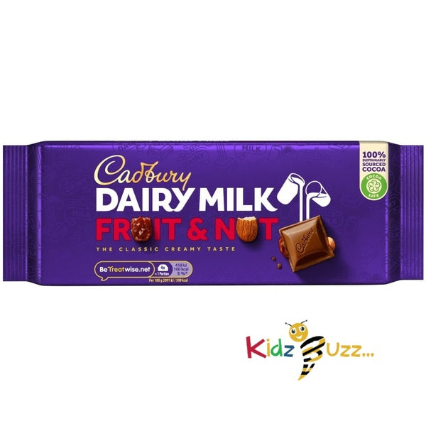 Cadbury Dairy Milk Fruit & Nut 180g