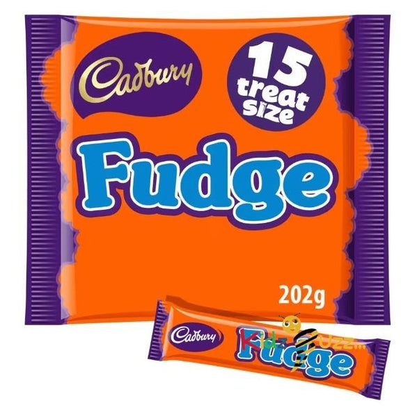 Cadbury Fudge Treat Size Chocolate Bars Multipack 2 X 202g