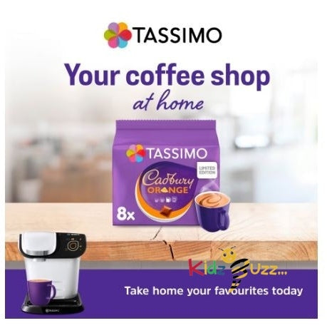 Tassimo Cadbury Hot Chocolate Orange Pods 8 Pack 240G
