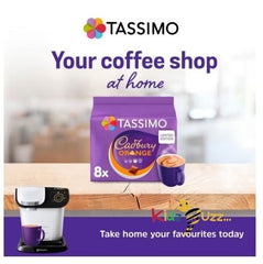 Tassimo Cadbury Hot Chocolate Orange Pods 8 Pack 240G