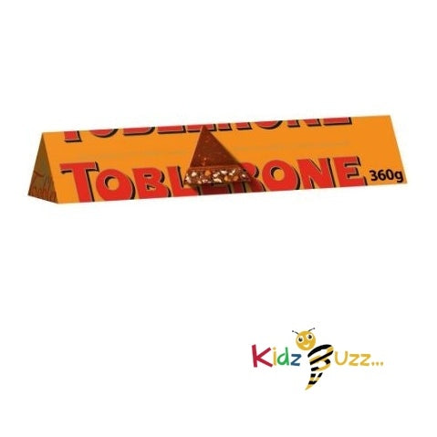 Toblerone Orange Twist Milk Chocolate Bar 360g X 3