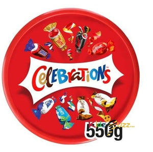 Celebrations Milk Chocolates Tub 550g (Pack of 2)