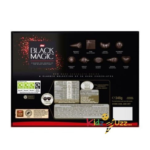 Black Magic Dark Chocolate Box 348g Pack Of 2