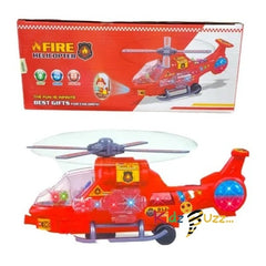 City Fire Helicopter Toy for Kids, Fun Birthday Gift For Boys & Girls