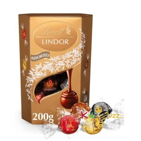 Lindt Lindor Assorted Chocolate Truffles 200G Pack of 5