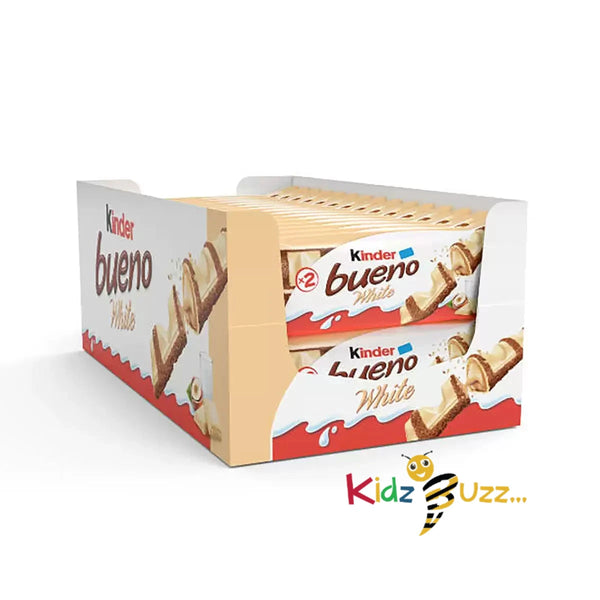Kinder Bueno White Chocolate Bar, 30 x 39g BB Dated 8/24