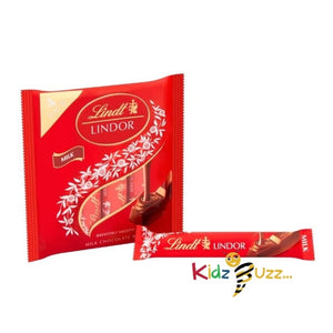 Lindt Lindor Milk Chocolate Bars Multipack 4 X 25g(Pack Of 3)