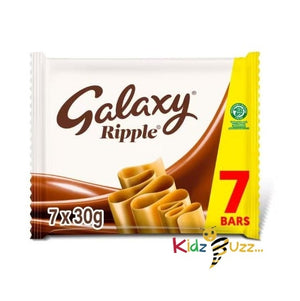 Galaxy Ripple Milk Chocolate Bar 7 x 30g (Pack Of 2)