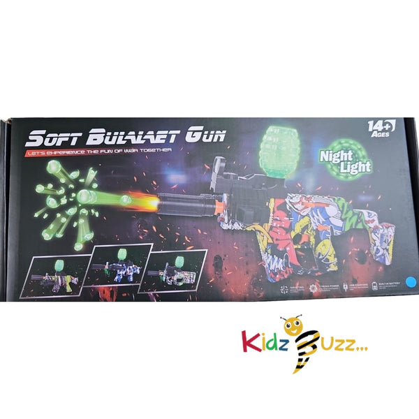 Toy Gun + Soft Bullets &Shell Ejecting Multicoloured & Kinds Party Gifts Toy