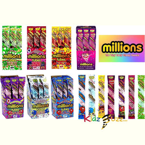 Ultimate Millions Sweets Selection – 15 Pks Amazing Juicy Flavours - Bubblegum, Apple, Cola, Strawberry and Raspberry – Exclusive to Delivrowe