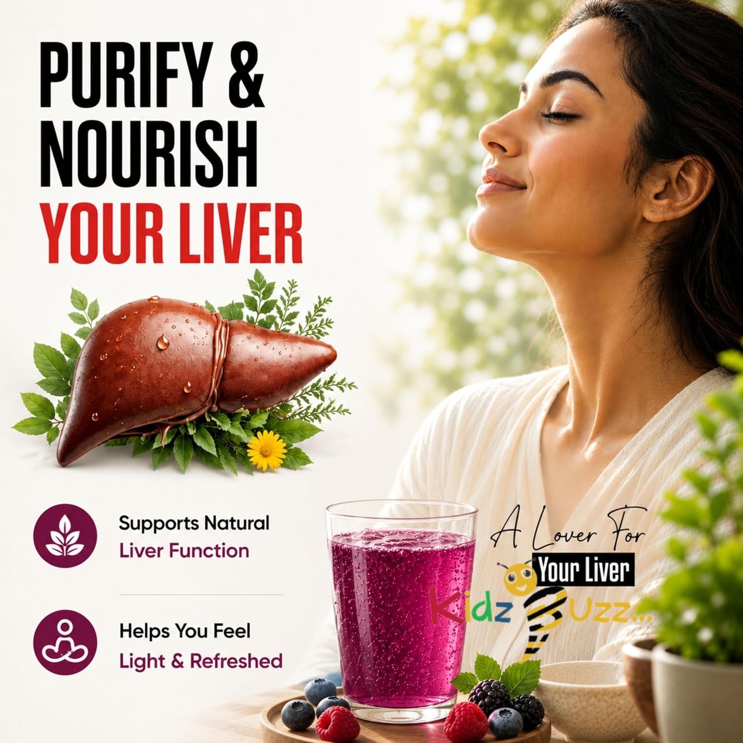 vitaminica liver detox 9 in 1- mix berries x 3