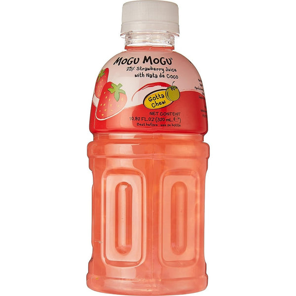 Mogu MoguCoco Strawberry Flavoured Drink with NATA de Coco -6 x 320ml - kidzbuzzz
