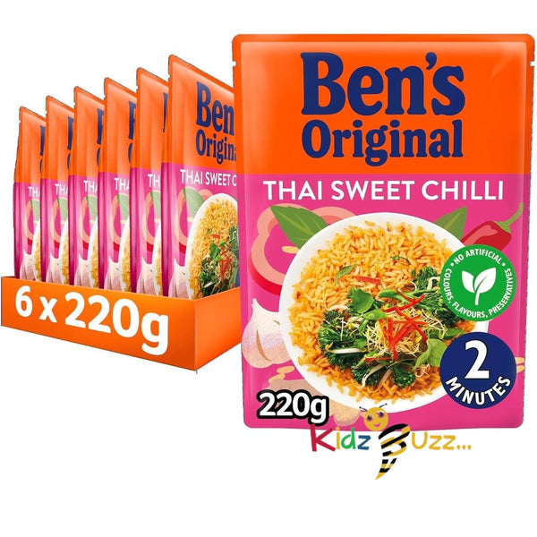 BEN'S ORIGINAL Thai Sweet Chilli 6 x 220g pouches