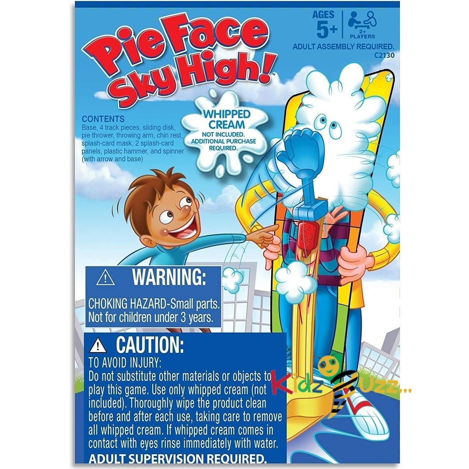 Pie Face Sky High Game kidzbuzzz