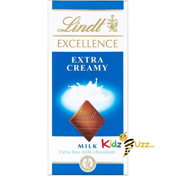 Lindt Excellence Milk Extra Creamy Chocolate Bar Each 100g Pack of 5
