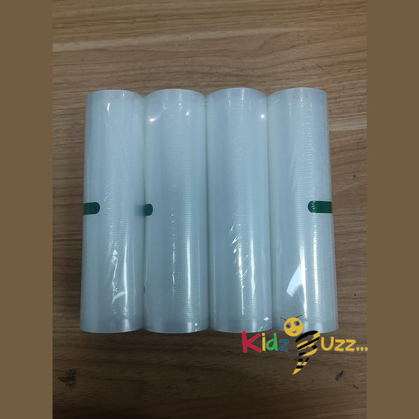 Vacuum Sealer Bags for Food Textured and BPA Free 4 Pack 28x1500cm