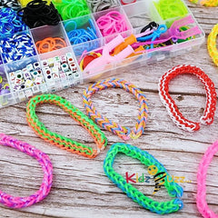 Colored Red Rubber Band in 32 Unique Colors / Beads/ Charms/ Crochets/ S-Clip