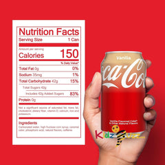 Coca Cola Vanilla 12 Pack Of 355Ml Cans