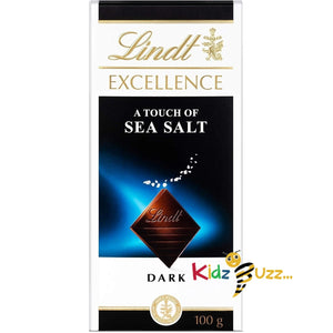 Lindt Excellence Dark Sea Salt Chocolate Bar Each 100 g (Pack of 5)